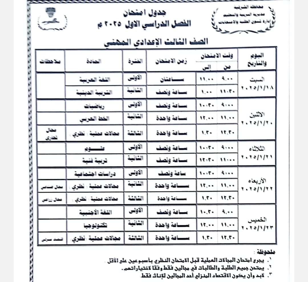 إعدادي مهني